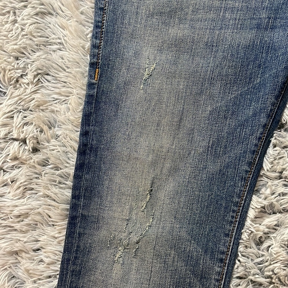 Men’s True Religion Jeans Finn Slim Tapered Frayed Ankle Zip size 32 - Picture 3 of 16